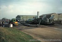 BH7 being moved to The Hovercraft Museum